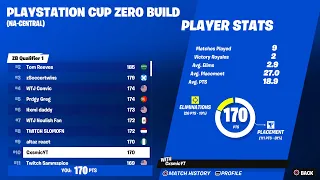 How I Qualified For The Zero Build PlayStation Cup Finals ($100 Guranteed)🏆