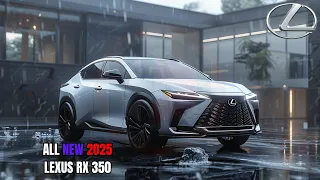 2025 Lexus RX350: Redefining Premium SUVs!