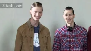 Male Models Backstage at KRISVANASSCHE Spring/Summer 2014 | Paris Men's Fashion Week | FashionTV