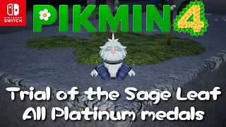 Pikmin 4 - Trial of the Sage Leaf - All Platinum medals / No deaths