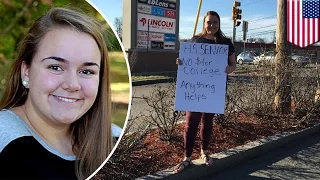 4.5 GPA but begging for college tution: High schooler forced panhandle outside Target - TomoNews