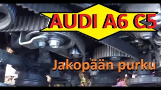 Korjataan autoja: audi jakopään purku