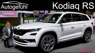 Skoda Kodiaq RS - the sportiest and most expensive Skoda SUV vRS REVIEW - Autogefühl