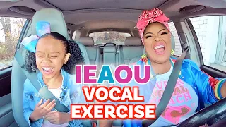 Special Little Singer SINGS Vocal Warmups in Car w/ Vocal Coach
