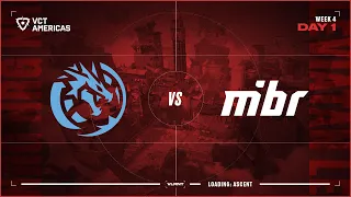 LEV vs MIBR - VCT Americas Stage 1 - W4D1 - Map 1