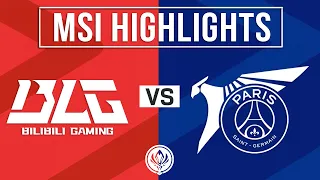 BLG vs PSG Highlights ALL GAMES | MSI 2024 Knockouts Round 1 | Bilibili Gaming vs PSG Talon