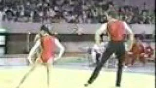1991 Sports Acrobatics World Cup USSR mixed pairs Marchenko