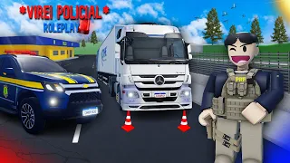 VIREI POLICIAL POR 1 DIA NO TRANSPORTE BRASIL 🚔🌟 | [ROBLOX] [ROLEPLAY]