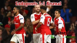 Ludogorets  2-3  Arsenal. Goals & Highlights 01 11 2016