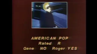 American Pop (1981) movie review - Sneak Previews with Roger Ebert and Gene Siskel