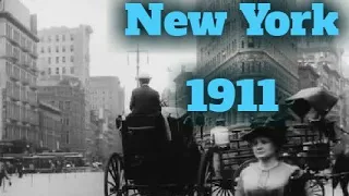 1911 -  New York City (speed corrected w/ added sound)