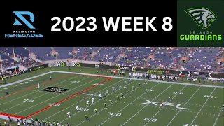 FULL XFL 2023 Week 8 Arlington Renegades VS Orlando Guardians