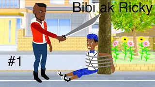 BIBI ak RICKY PART 1 -  tikomik - ti komik - ti comic - dessin animé en créole - Haitian cartoon.