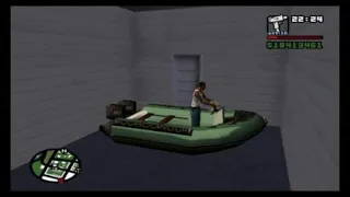 Grand Theft Auto: San Andreas (PS4): EC Green and White Dinghy (OM0) (Death)