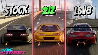 CarX Street | Which Engine Is The Best ? 2jz or V8🥵