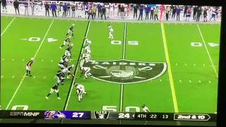 Daniel Carlson WITH THE GAME TYING HUUUUGE FIELD GOAL