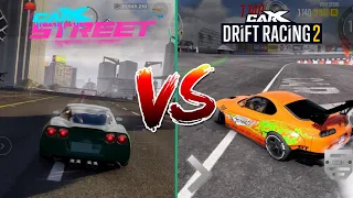 CarX Street VS CarX Drift Racing 2 Gameplay Comparsion