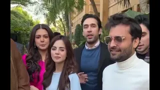 Zara noor abbas, Asad Siddiqui, Komal meer & Ali Rehman khan at a lunch party