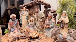 How to arrange/ place Nativity set & unboxing