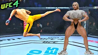 Bruce Lee vs. Amazon Kuznetsova | Bodybuilder (EA sports UFC 4)