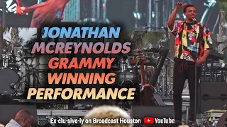 JONATHAN MCREYNOLDS BEST SHOW OF 2022, Grammy-Winning Voice on Full Display @ Jazz In The Gardens