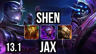 SHEN vs JAX (TOP) | 9/1/22, 2.9M mastery, Godlike, Rank 12 Shen | KR Grandmaster | 13.1