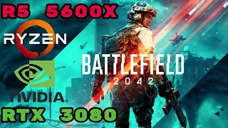 Battlefield 2042 (RTX 3080 + R5 5600X 1440p Benchmark | DLSS On/Off + High)