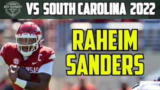 Arkansas RB Raheim Sanders vs South Carolina 2022