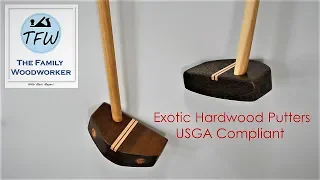 DIY Exotic Wood Putters