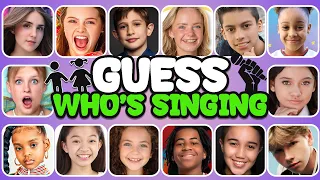 🎙️Guess Who's Singing? Most Famous Kids YouTubers Edition👶🎶 ZaZa, Salish Matter, Nastya, Diana, Roma