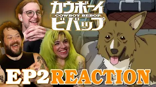 A Corgi! // Cowboy Bebop  Ep. 2 "Stay Dog Strut" REACTION!