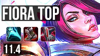 FIORA vs CAMILLE (TOP) | Rank 4 Fiora, 7 solo kills | BR Challenger | v11.4