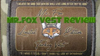 Mr. Fox vest review *4 THUMBS UP*