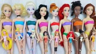 ASMR 5 MYSTERY SURPRISES Disney Princess Miniature Dolls Satisfying Unboxing NO Talking Video DIY