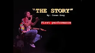 "THE STORY" (with lyrics)  By Conan Gray (FIRST PERFORMANCE EVER) *unreleased*