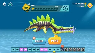 NEW ENEMY LEO UNLOCKED AND GAMEPLAY  - Hungry Shark Evolution