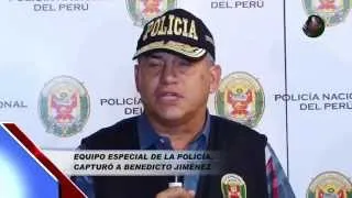 EQUIPO ESPECIAL DE LA POLICÍA ENVIADO DESDE LIMA CAPTURÓ A BENEDICTO JIMÉNEZ EN AREQUIPA