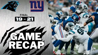 The Carolina Panthers continue the ugly preseason with another loss to the New York Giants