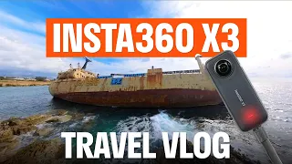 Is Insta360 X3 good for vlogging? I went to Cyprus to find out!