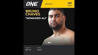 One Championship Debut Bruno "Mohamed Ali" Chavez