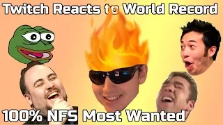 Twitch reacts to World Record - Need for Speed Most Wanted 100% - 8:20:54