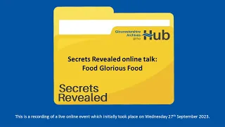 Secrets revealed online talk Food Glorious Food