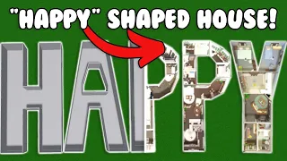 Building the WORD “HAPPY” into a Bloxburg House w/ SUBSCRIBERS!