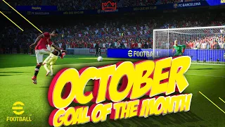 Vote For October Goal Of The Month eFootball 2022