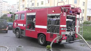 Львів: вогнеборці ліквідували пожежу в підвалі багатоповерхівки