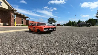 First running of totally finished General Lee  Kyosho MK2 Fazer RC model car