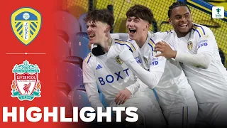 Liverpool vs Leeds United | Highlights | U18 FA Youth Cup Quarter Final 29-02-2024