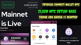 Tutorial Connet Wallet Add RPC MTC Metatime Claim MTC Setiap Hari Sampai Open Mainnet ...