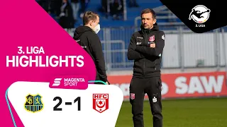 1. FC Saarbrücken - Hallescher FC | Highlights 3. Liga 21/22