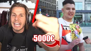 Der  16- Jährige INSTARAPPER mit 5000€ FAKE OUTFIT 🤬🤬 **ich raste komplett aus**